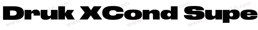 Druk XCond Super字体转换